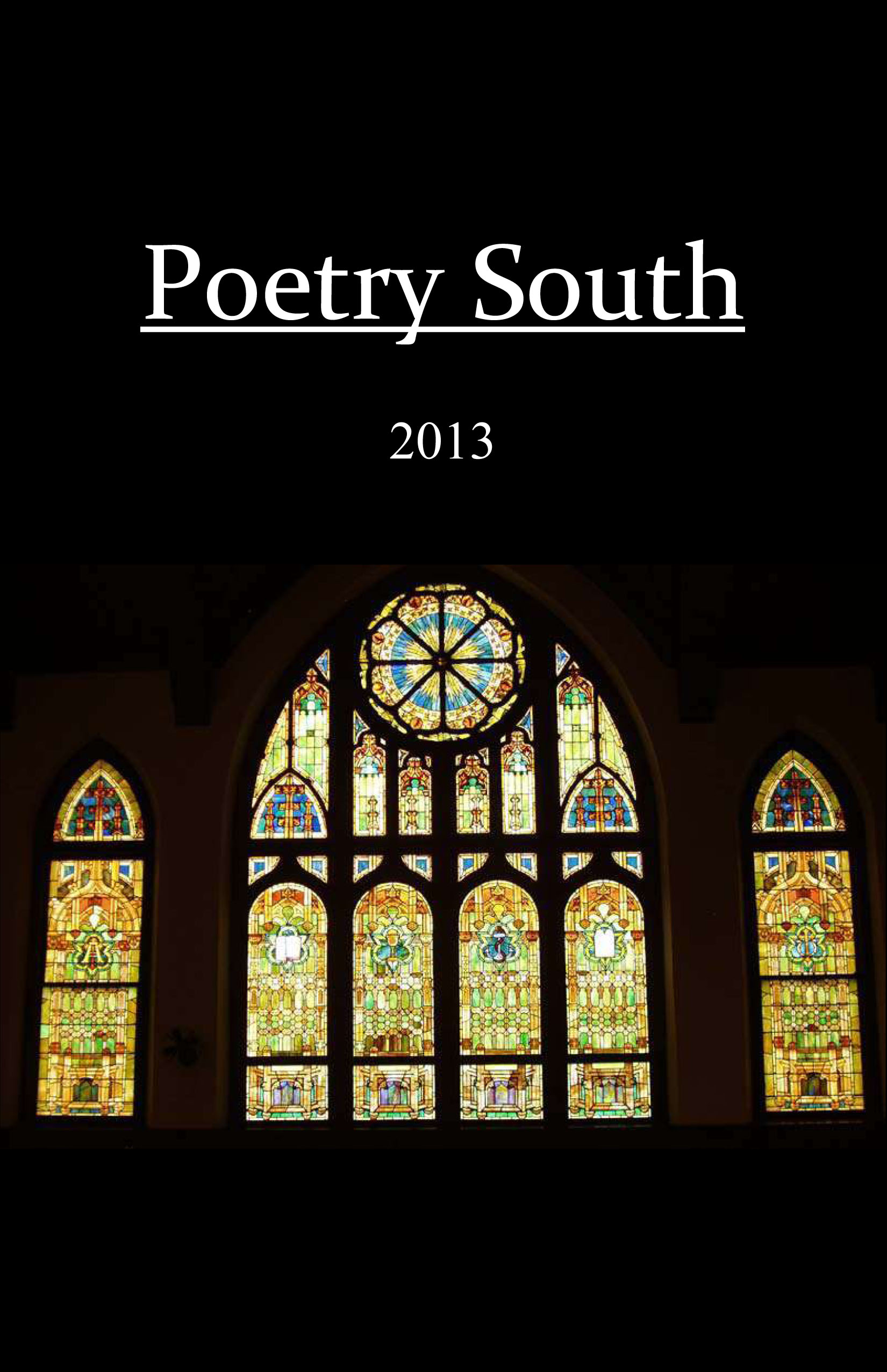 Poetry South 2013 Front Cover